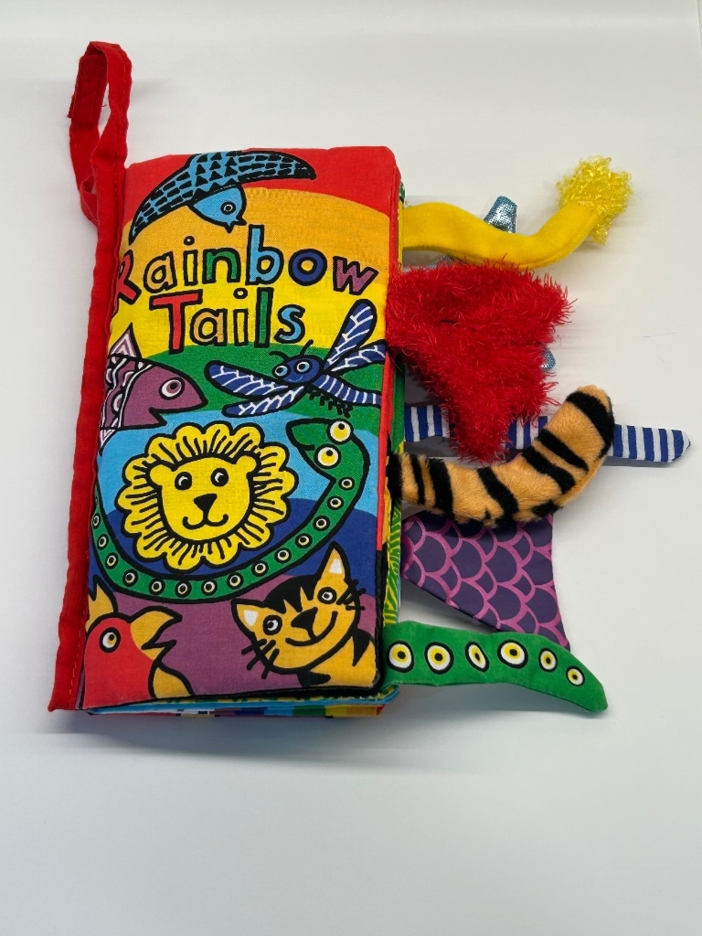 Jellycat Activity Tails Soft Book Series Rainbow Tails